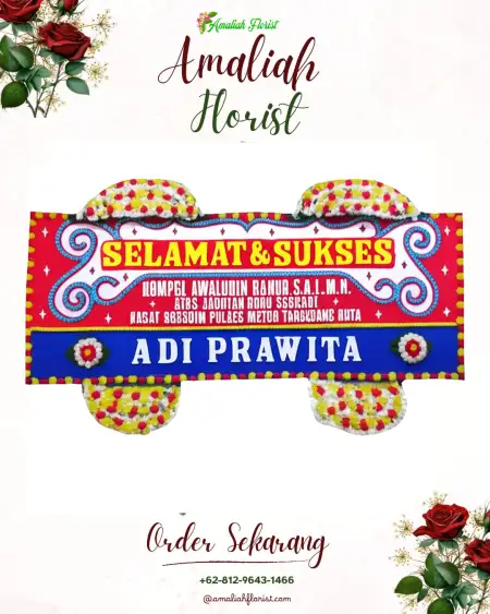 Papan Bunga Ucapan Selamat Nasol